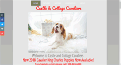 Desktop Screenshot of castleandcottagecavaliers.com
