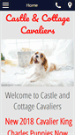 Mobile Screenshot of castleandcottagecavaliers.com